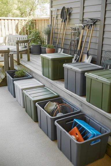 Outdoor Storage Bins for Equipment