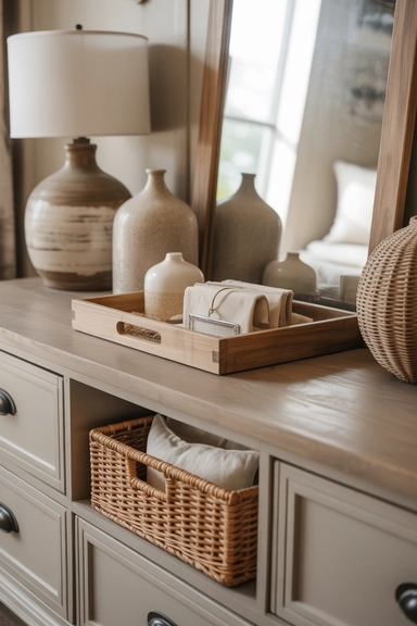 23 Bedroom Dresser Organization Ideas for a Clutter-Free Room 23 Create a Calm Farmhouse Dresser Display