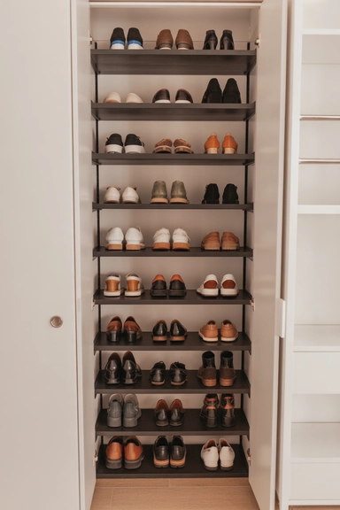 23 Smart Shoe Storage Ideas for Small Spaces 24 Stackable Shoe Shelf Systems
