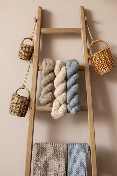  Yarn Storage Ladder Displays