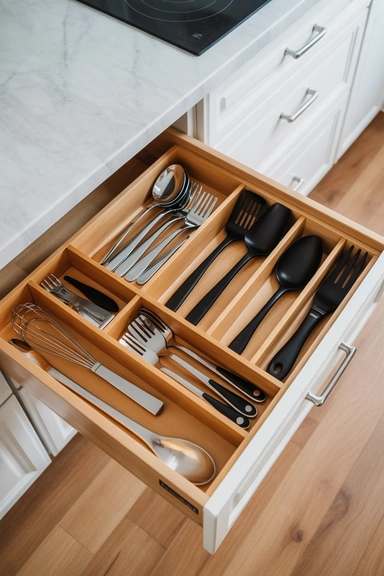 Kitchen Utensil Drawer Divider Layout