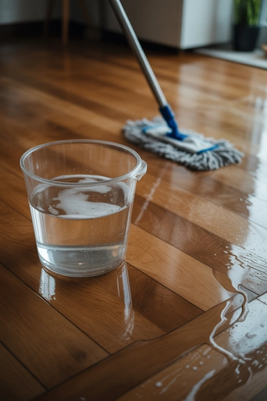 15 Hardwood Floor Cleaning Hacks That Protect Shine 4 Dish Soap and Warm Water for Everyday Cleaning