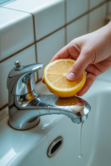 15 Hard Water Stain Cleaning Hacks That Really Work 4 Lemon Juice Works on Surfaces Where Vinegar Smell Is a Problem