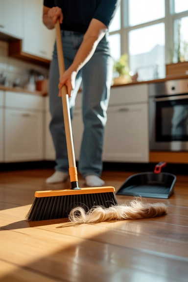 The Best Way to Get Dog Hair Off Hard Floors