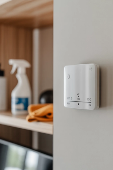 21 Dusting Hacks to Keep Your Home Dust Free 4 Turn the HVAC Fan to ON Before You Start Dusting