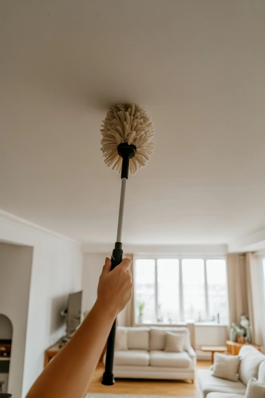 21 Dusting Hacks to Keep Your Home Dust Free 5 Always Dust From the Ceiling Down to the Floor
