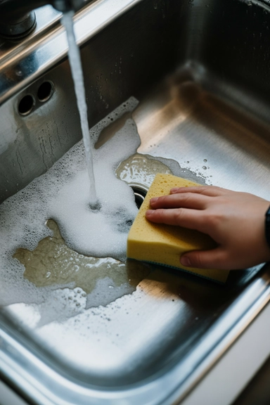 15 Limescale Cleaning Hacks to Remove Buildup Fast 5 Baking Soda and Vinegar in Sinks
