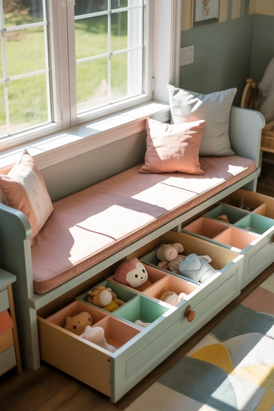 Built-In Bench With Lift-Up Lid