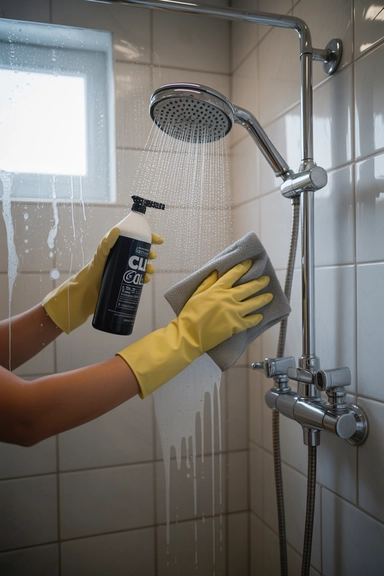 15 Hard Water Stain Cleaning Hacks That Really Work 5 CLR Applied Correctly Handles the Heaviest Deposits