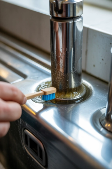 Cleaning the Faucet Base Properly