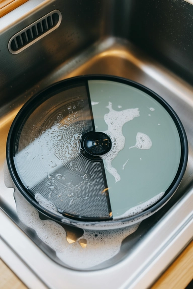 Dish Soap Directly on the Turntable