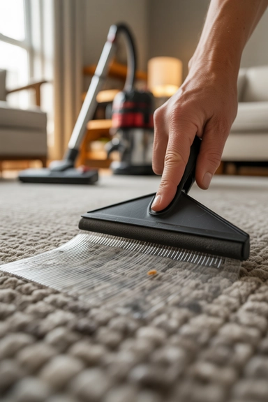 How to Remove Dog Hair from Carpets Without Fighting the Fibers