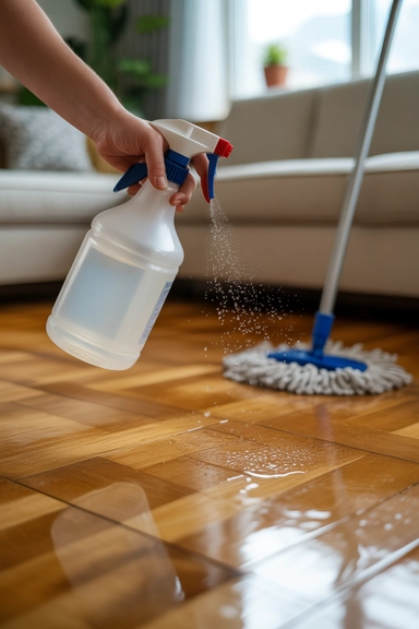 15 Hardwood Floor Cleaning Hacks That Protect Shine 5 White Vinegar Solution for Dull and Streaky Floors