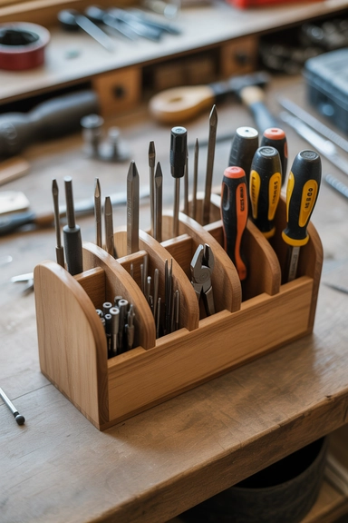 23 Tool Storage Ideas That Keep Your Workspace Organized 6 DIY Tool Organizer Box for Small Tools