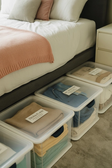 Under Bed Storage Bin Systems