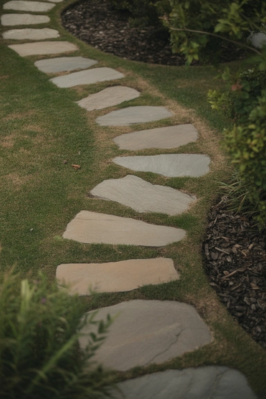 15 Backyard Landscaping Ideas for a Stunning Outdoor Yard 6 Build a Simple Stone Pathway