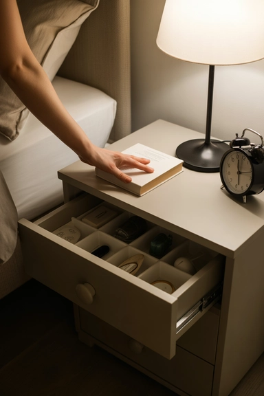 Declutter Your Nightstand Every Evening