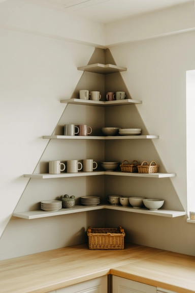 22 Genius Tiny Kitchen Storage Without Cabinets 6 Floating Corner Shelves That Activate Dead Angles