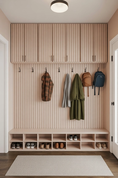 Full-Height Vertical Panel System with Assigned Zones