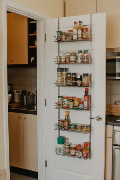 22 Genius Tiny Kitchen Storage Without Cabinets 7 Over-the-Door Pantry System That Works Like a Cabinet