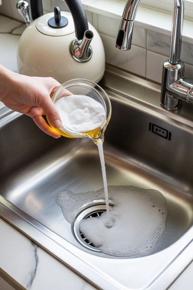 21 Baking Soda Cleaning Hacks Every Homeowner Should Know 7 Remove Grease from Kitchen Cabinets