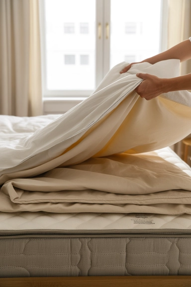 Rotate Bedding Layers So Moisture Doesn’t Stay Trapped