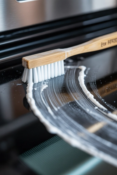 15 Oven Door Cleaning Hacks for a Clear View 7 Toothpaste on the Rubber Door Seal
