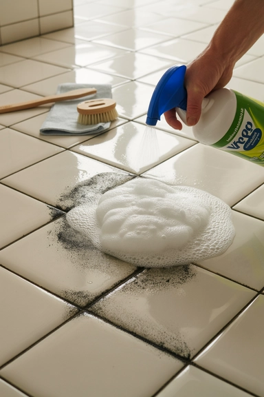 Vinegar and Baking Soda Reaction for Deep Mold Removal