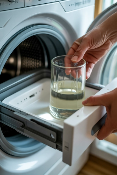 White Vinegar in the Rinse Cycle