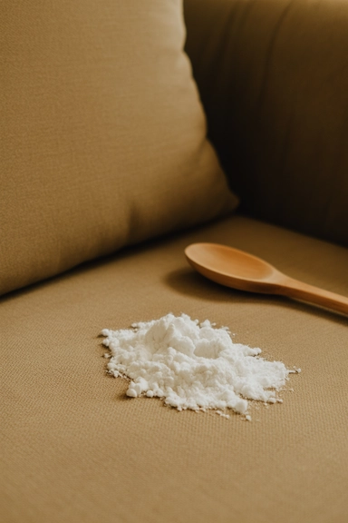 Cornstarch for Grease Stains on Upholstery