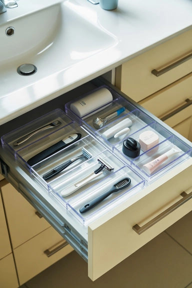 Plastic Drawer Divider Trays for Simple Organization