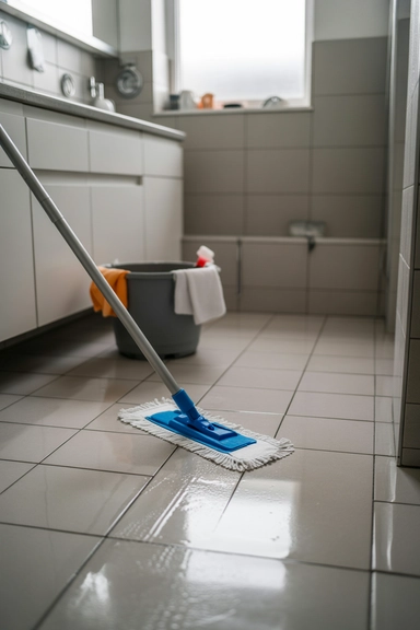 Floor Cleaning Routine That Keeps Tiles Bright