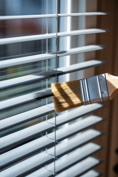 Use a Small Paintbrush to Reach Tight Corners
