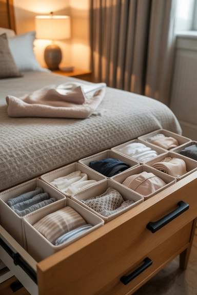 DIY Fabric Drawer Dividers for Clothing