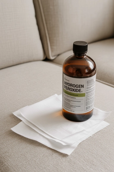 Hydrogen Peroxide for Blood Stains