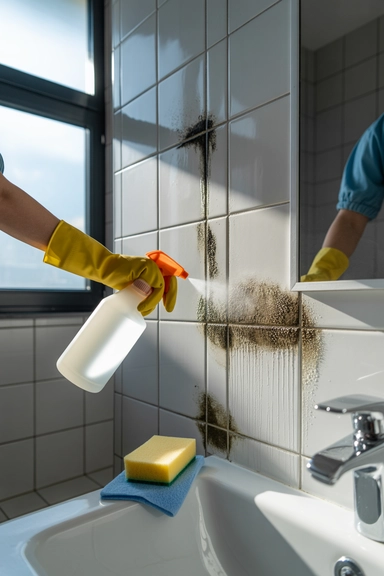  Bleach Cleaning Hack for Stubborn Bathroom Mold