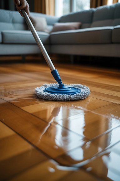 Hardwood Kitchen Floors Need Less Water