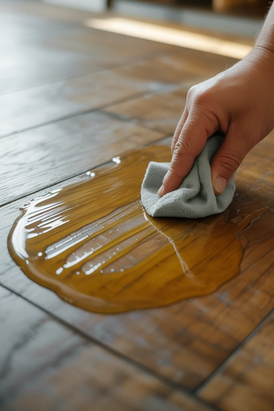 15 Hardwood Floor Cleaning Hacks That Protect Shine 9 Olive Oil and Vinegar for Scratched Hardwood