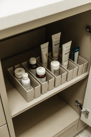 Use Slim Stackable Trays for Small Bottles