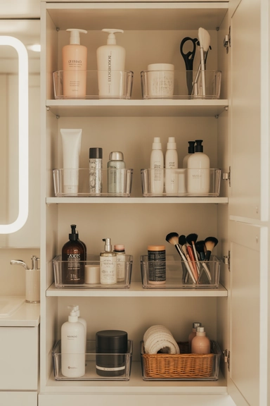 Bathroom Storage Bins for Toiletries