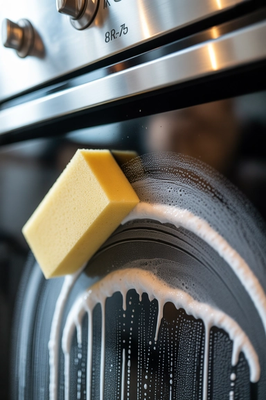 15 Oven Door Cleaning Hacks for a Clear View 10 Bicarbonate of Soda and Dish Soap Combined