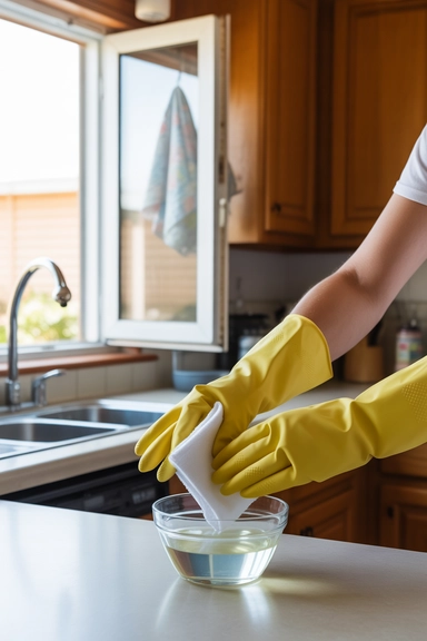 13 Kitchen Cabinet Cleaning Hacks That Remove Grease Fast (And Actually Work) 10 Ammonia and Water for the Heaviest Grease