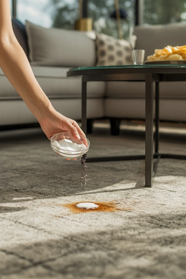 21 Carpet Stain Removal Hacks That Work Fast 2 Baking Soda Trick for Fresh Food and Drink Stains