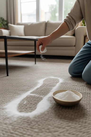 Baking Soda to Pull Odors Out of Carpet Fibers