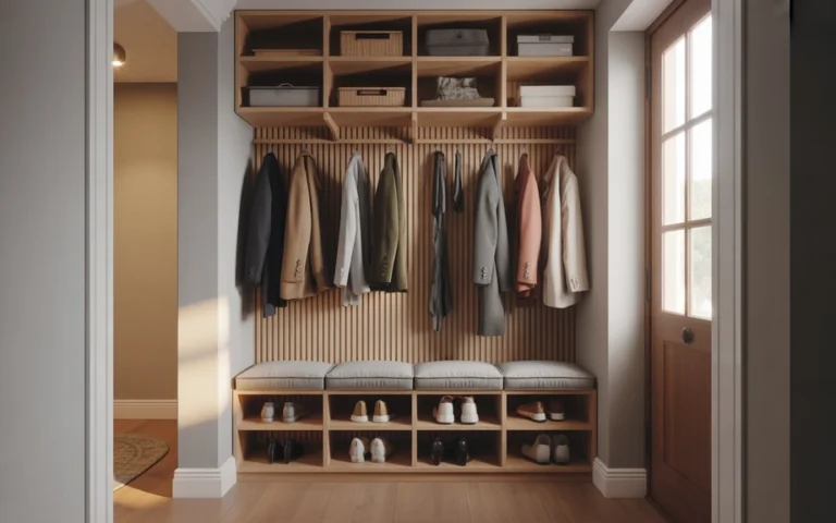 Coat Rack and Shoe Bench Ideas