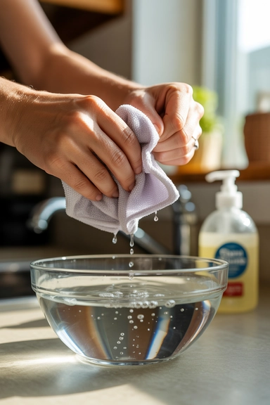13 Kitchen Cabinet Cleaning Hacks That Remove Grease Fast (And Actually Work) 3 Dish Soap and Warm Water for Everyday Grease
