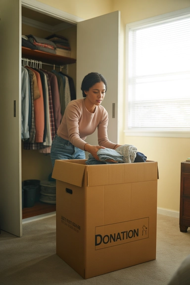 How to Clean Out Your Closet and Let Go of Clothes