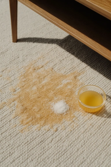 21 Carpet Stain Removal Hacks That Work Fast 19 Lemon and Salt Method for Light Carpet Stains