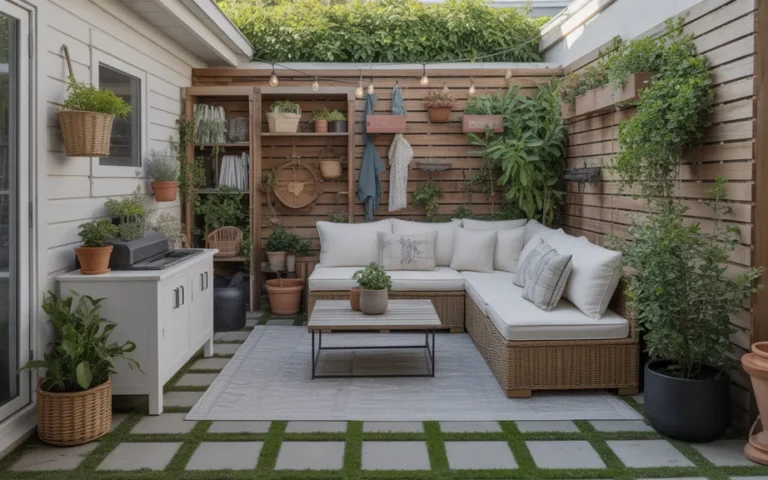 Outdoor Storage Ideas for Small Patios