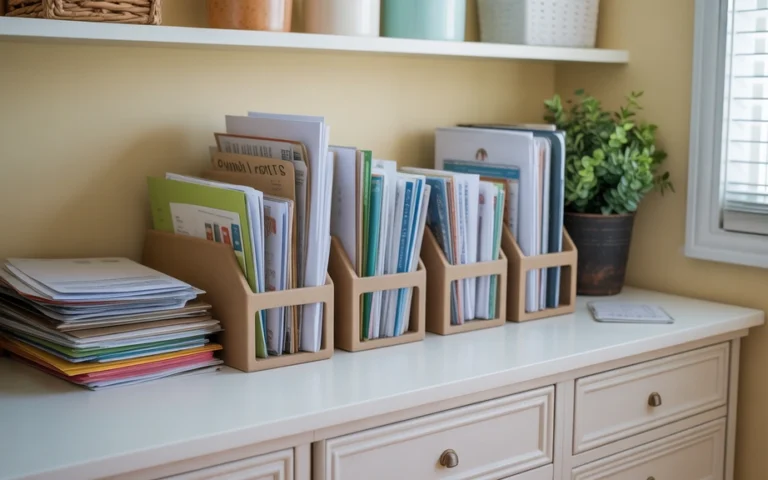 Paper Clutter Organization Ideas